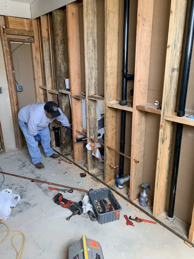 Commercial rough-in plumbing for Water Heater Replacement in Tippletown